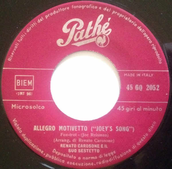 Renato Carosone E Il Suo Sestetto : Colonel Bogey (7")