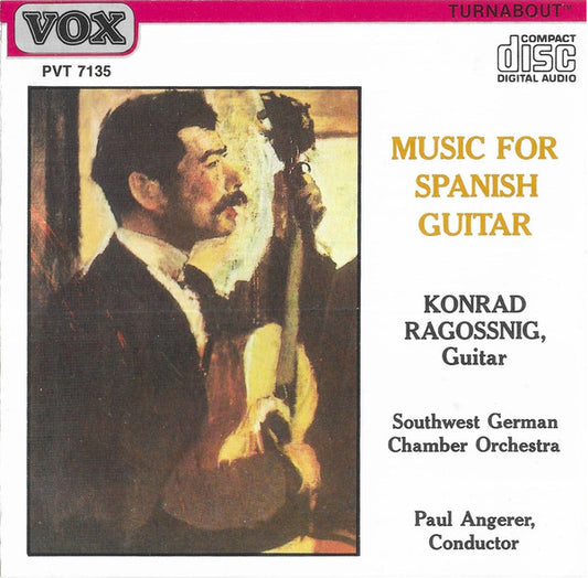 Konrad Ragossnig, Southwest German Chamber Orchestra*, Paul Angerer : Music For Spanish Guitar (CD)