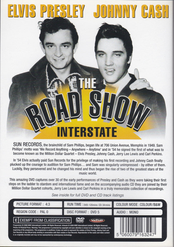 Elvis Presley, Johnny Cash : The Road Show Interstate (DVD-V, Unofficial, PAL + CD, Unofficial)