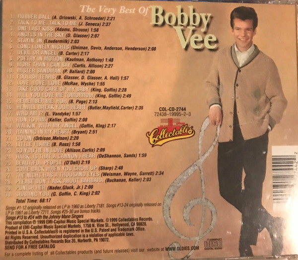 Bobby Vee : The Very Best Of Bobby Vee (CD, Comp)