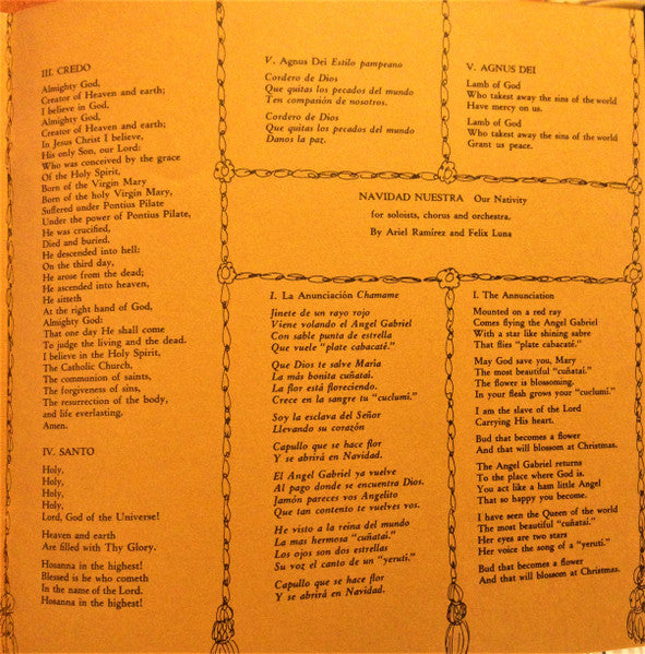 Los Fronterizos : Misa Criolla (LP, Album)