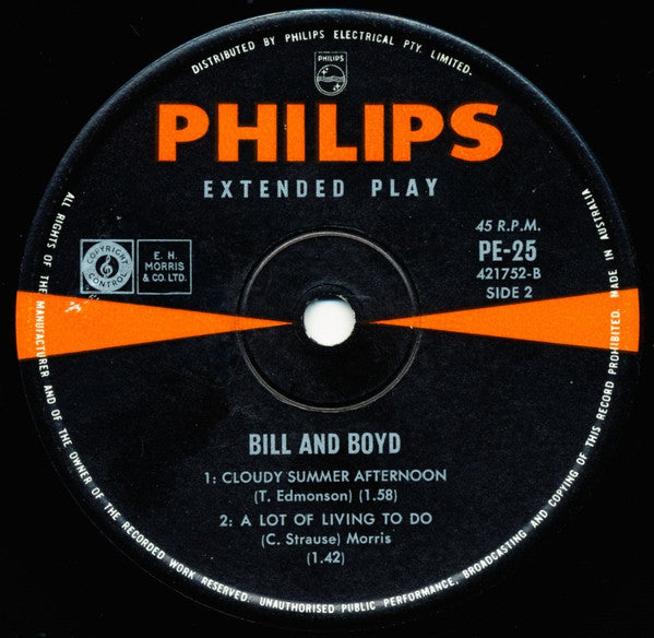 Bill And Boyd : Chulu Chululu (7", EP)