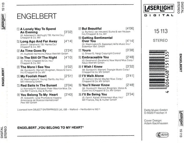Engelbert* : You Belong To My Heart (CD)