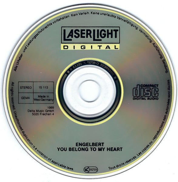 Engelbert* : You Belong To My Heart (CD)