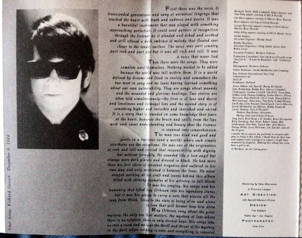 Roy Orbison : Mystery Girl (Cass, Album)