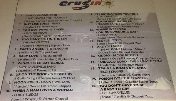 Various : Crusin'  (CD, Comp)