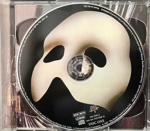 Andrew Lloyd Webber : The Phantom Of The Opera (2xCD, Album, RM)