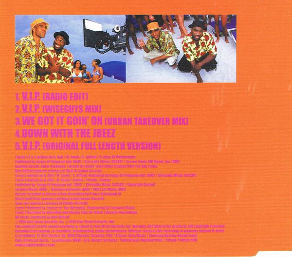 Jungle Brothers : V.I.P. (CD, Maxi)