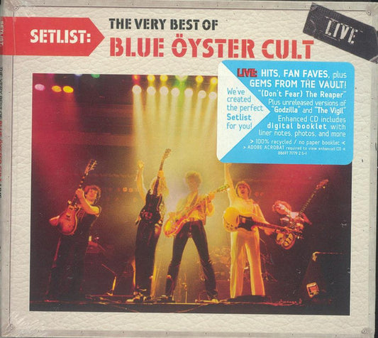 Blue Öyster Cult : Setlist: The Very Best Of Blue Oyster Cult Live (CD, Comp, Gat)