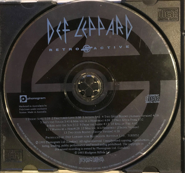 Def Leppard : Retro Active (CD, Album)