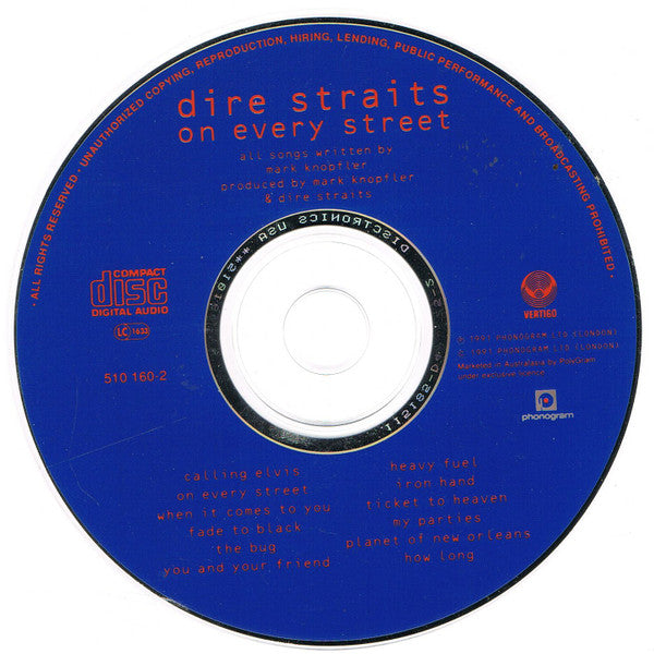 Dire Straits : On Every Street (CD, Album)