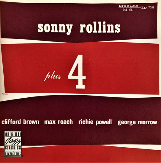 Sonny Rollins : Plus 4 (CD, Album, Mono, RE)