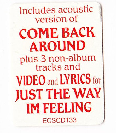 Feeder : Just The Way I'm Feeling (CD, Maxi, Enh)