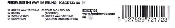 Feeder : Just The Way I'm Feeling (CD, Maxi, Enh)