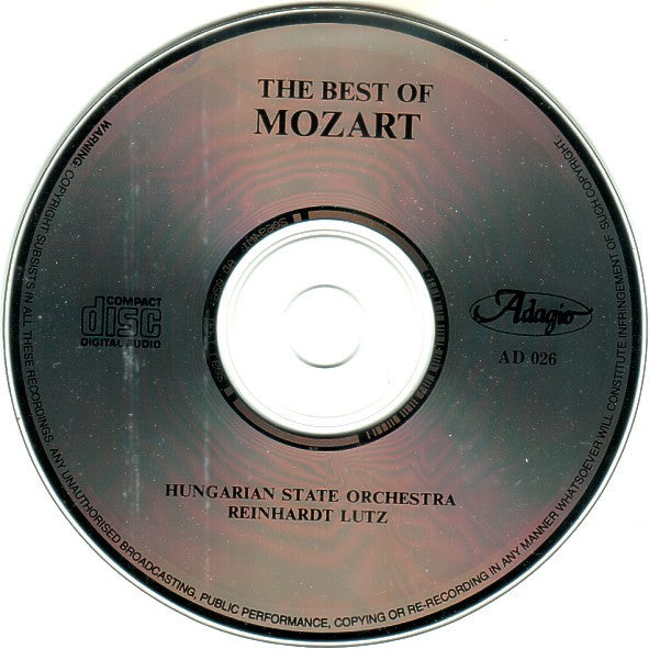 Wolfgang Amadeus Mozart, Hungarian State Orchestra, Reinhardt Lutz : The Best Of Mozart (CD, Comp)
