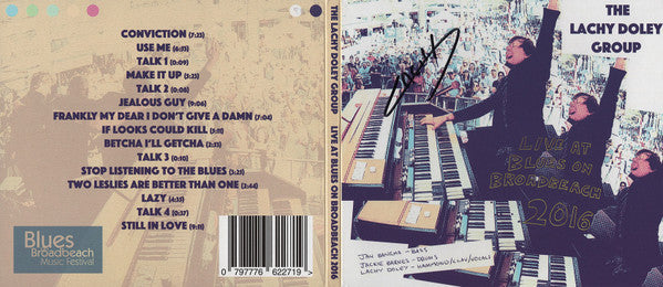 The Lachy Doley Group : Live At Blues On Broadbeach 2016 (CD, Album, Dig)