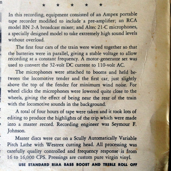 No Artist : I've Been Working On The Railroad - A Farewell To Steam (LP, Album)