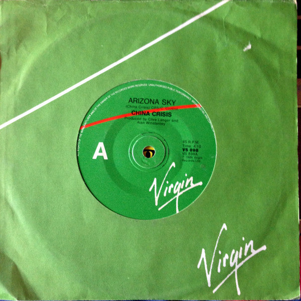 China Crisis : Arizona Sky (7", Single)
