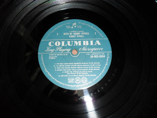 Bobby Rydell : The Hits Of Bobby Rydell (LP, Comp, Mono)