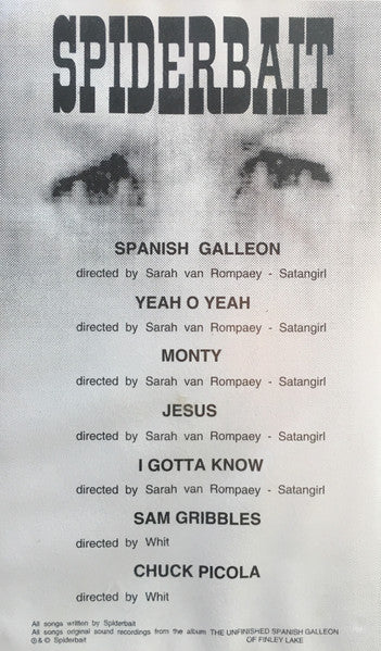 Spiderbait : Spanish Galleon - The Videos (VHS, Promo, PAL)