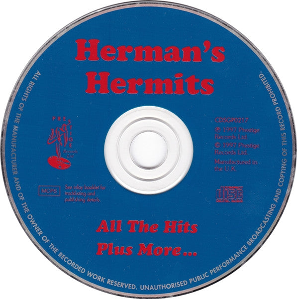 Herman's Hermits : All The Hits Plus More... (CD, Comp)