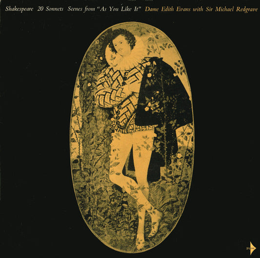 Shakespeare* : Dame Edith Evans* : Twenty Sonnets: Scenes From "As You Like It" (LP, Album, Mono, Club, Gat)