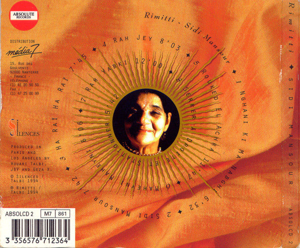 Rimitti* : Sidi Mansour (CD, Album, Dig)