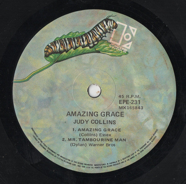 Judy Collins : Amazing Grace (7")