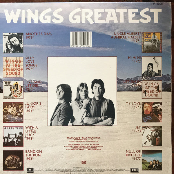 Wings (2) : Wings Greatest (LP, Comp, RE, RP)