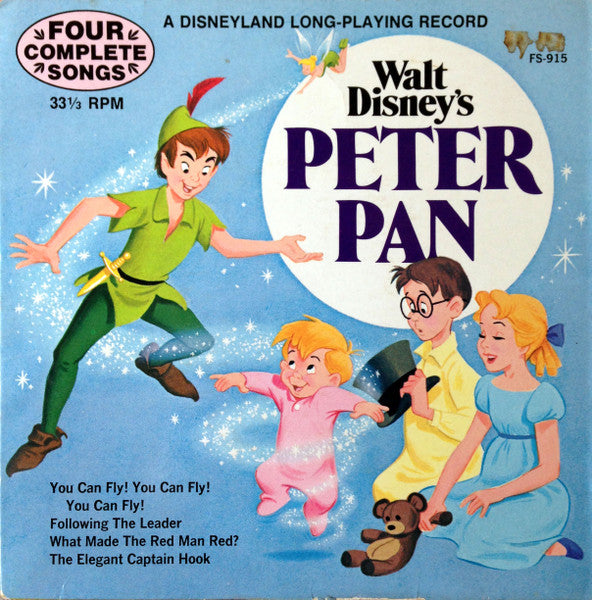 Unknown Artist : Walt Disney's Peter Pan (7", EP)