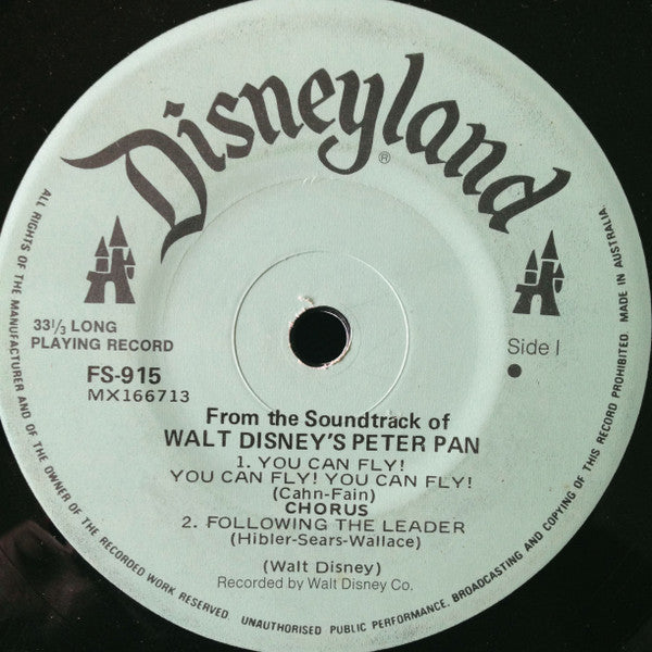 Unknown Artist : Walt Disney's Peter Pan (7", EP)