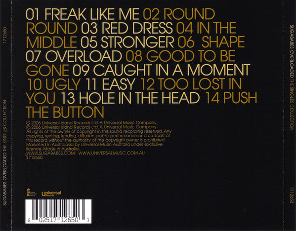 Sugababes : Overloaded - The Singles Collection (CD, Comp)