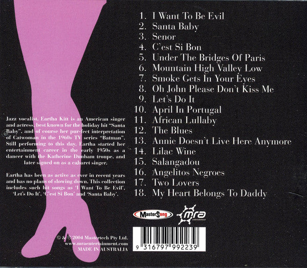 Eartha Kitt : I Want To Be Evil (CD, Comp)