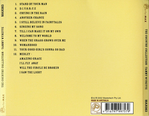 Tammy Wynette : The Country Collection (CD, Comp)