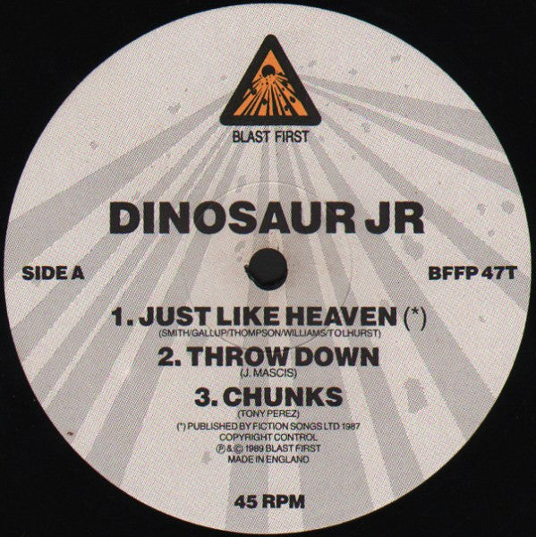 Dinosaur Jr* : Just Like Heaven (12", S/Sided, Etch)