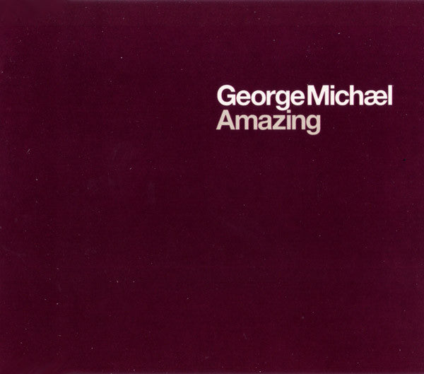 George Michael : Amazing (CD, Single, Promo, J-c)