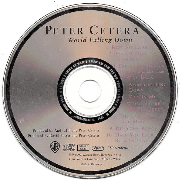 Peter Cetera : World Falling Down (CD, Album)