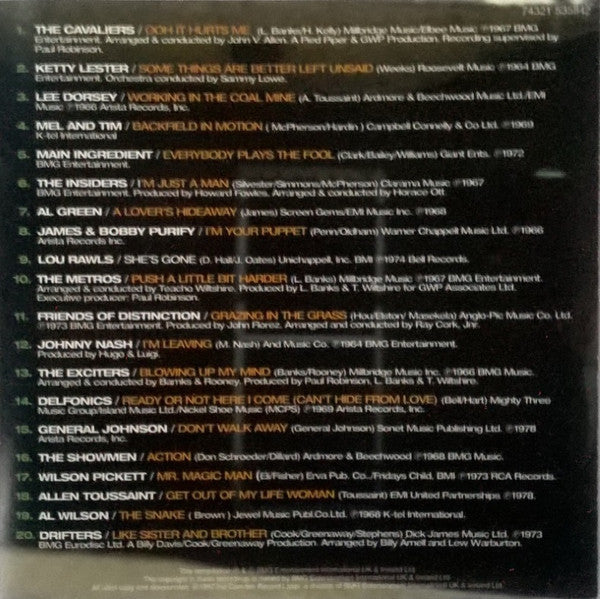 Various : In The City - 20 Soul Classics (CD, Comp)
