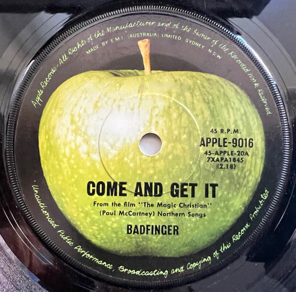 Badfinger : Come And Get It (7", Single)