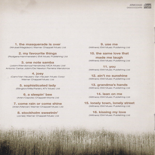 Al Jarreau : Ain't No Sunshine (CD, Comp)
