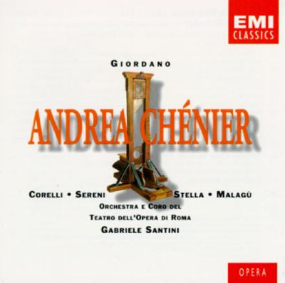 Umberto Giordano - Franco Corelli, Antonietta Stella, Mario Sereni, Luciana Moneta, Stefania Malagù, Anna Di Stasio, Giuseppe Modesti, Dino Mantovani, Paolo Montarsolo, Piero De Palma, Paolo Pedani - Orchestra Del Teatro Dell'Opera Di Roma, Coro Del Teatr : Andrea Chénier (2xCD, Album + Box, Album)