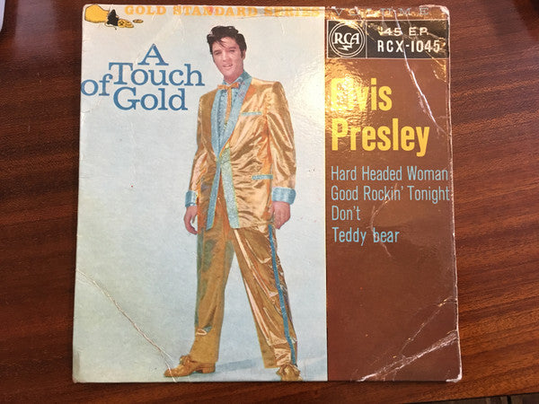 Elvis Presley : A Touch Of Gold (7", EP, RP)