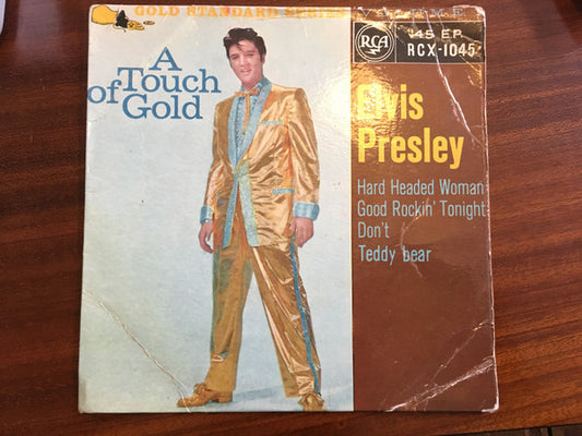 Elvis Presley : A Touch Of Gold (7", EP, RP)