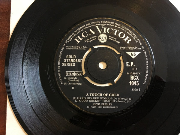 Elvis Presley : A Touch Of Gold (7", EP, RP)