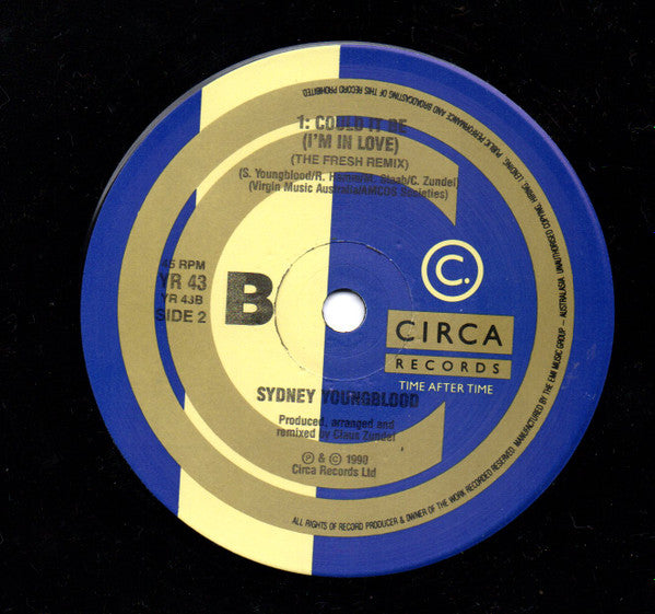 Sydney Youngblood : I'd Rather Go Blind (7", Single, Ltd, Pic)