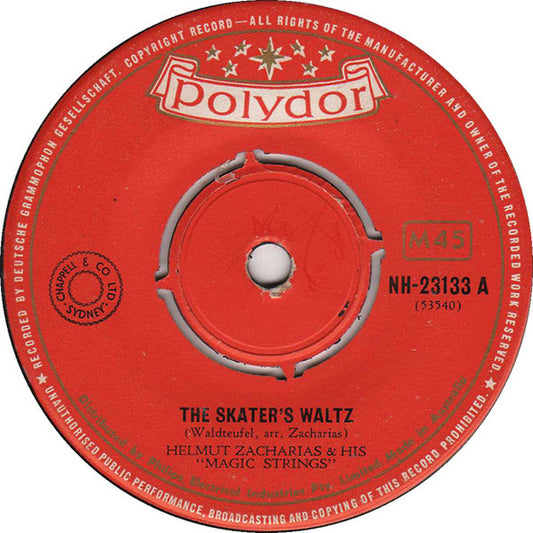 Helmut Zacharias Und Seine Verzauberten Geigen : The Skater's Waltz (7", Single)