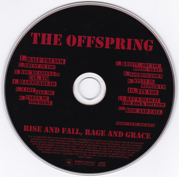 The Offspring : Rise And Fall, Rage And Grace (CD, Album, Dig)