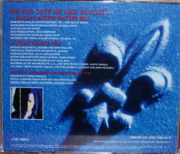 Terence Trent D'Arby : Do You Love Me Like You Say? (CD, Single, Promo)