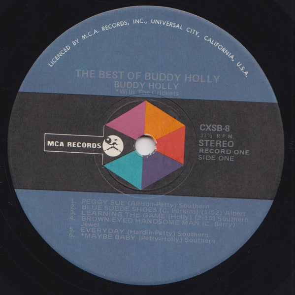Buddy Holly With The Crickets (2) : The Best Of Buddy Holly (2xLP, Comp)