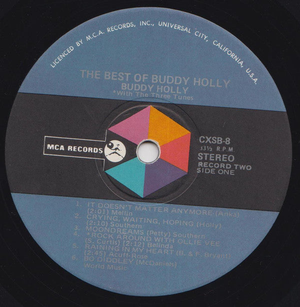 Buddy Holly With The Crickets (2) : The Best Of Buddy Holly (2xLP, Comp)
